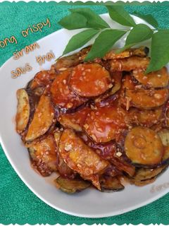 Foto resep Terong Crispy Siram Saus Thai