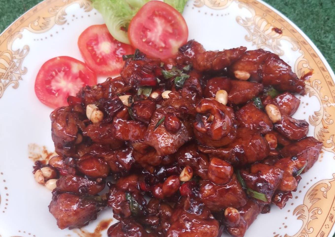 Ayam kungpao sederhana enak mirip rasa restoran Tawan