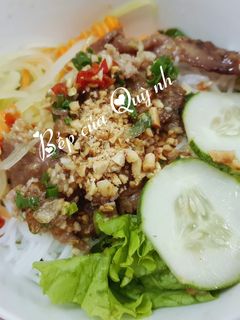 Hình của món Bún thịt nướng Đà Nẵng.