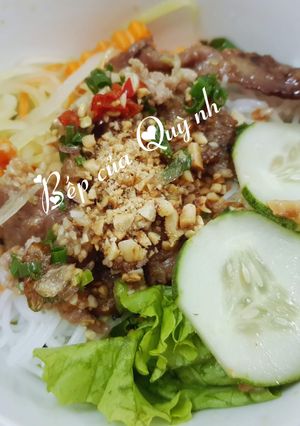 Hình của món Bún thịt nướng Đà Nẵng.