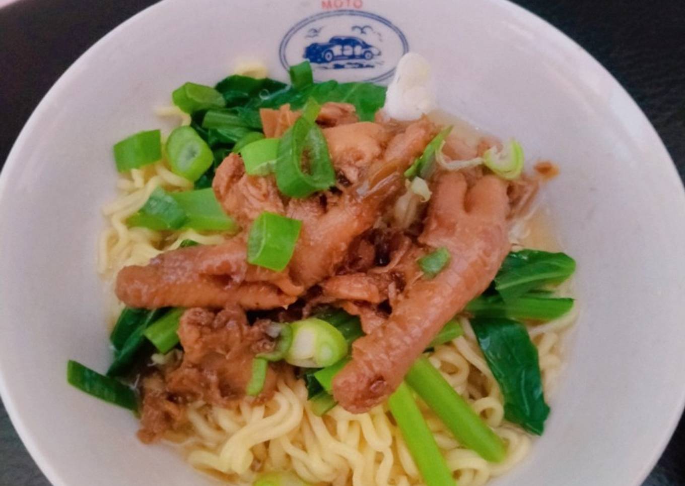 Mie ayam ceker