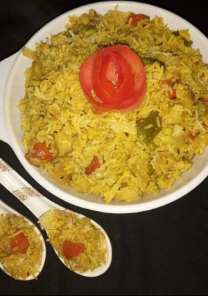 A picture of Veg pulao.