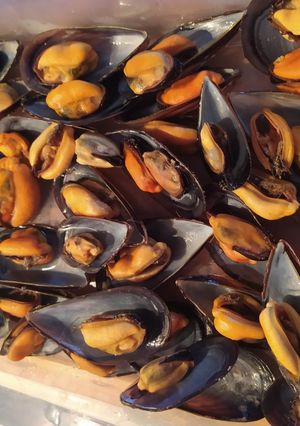 Una foto de Mejillones al vapor