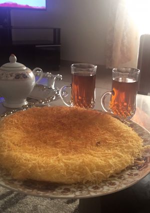 صورة لوصفة كنافه بالجبنه