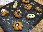 Una foto de pepitas de chocolate blanco
