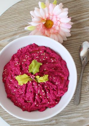 Une photo de Houmous girly et healthy