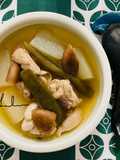 Chicken Soup with Pickled Chili Peppers and Winter Melon