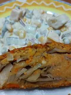 Káposztával töltött vöröslencse vagdalt recept fotója