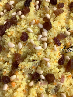 Una foto de Cous cous de coliflor al curry