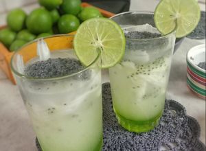 Foto resep Es Kelapa Sirup Melon
