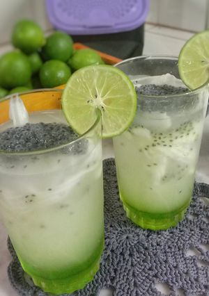 Foto resep Es Kelapa Sirup Melon