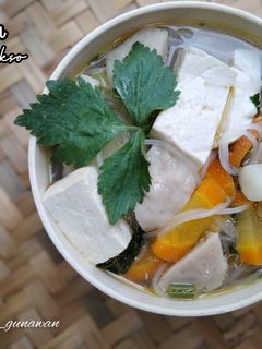 Foto resep Sup Tahu Bihun Bakso