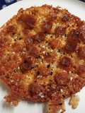 Everything Crispy Waffled Cheese