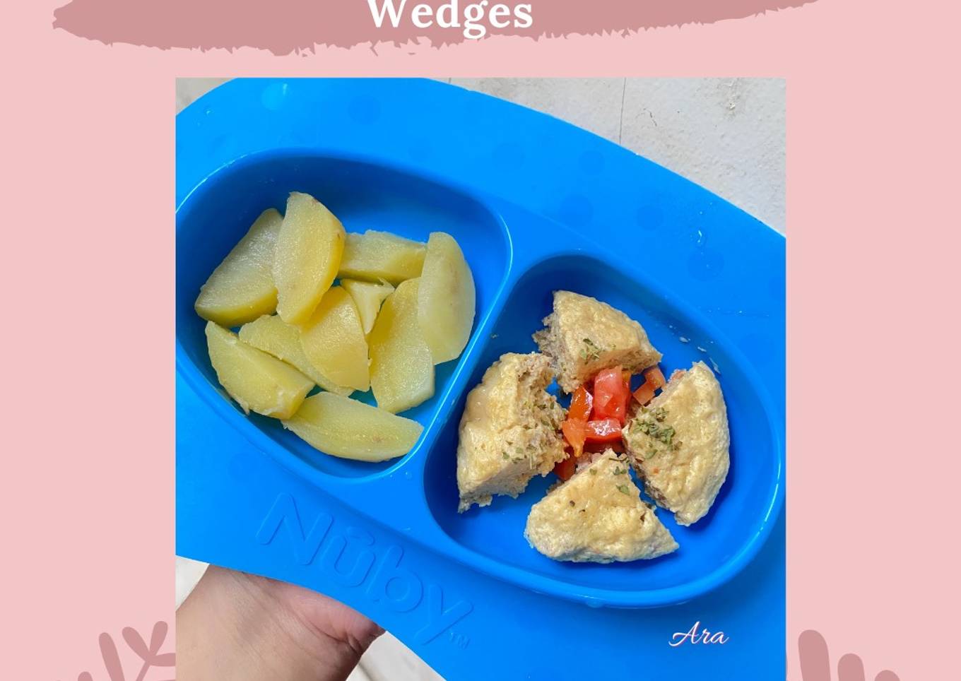 Egg Muffin with Potato Wedges MPASI 1 tahun Menu Anak Tumgi