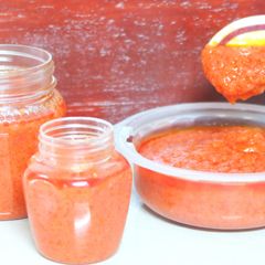 Homemade Red Chilli Sauce | Easy and Quick Red Chili Sauce A picture of Homemade Red Chilli Sauce | Easy and Quick Red Chili Sauce.