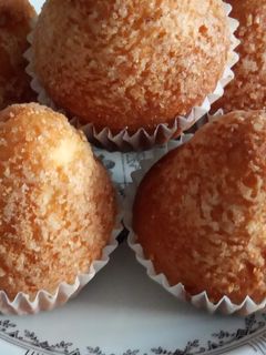 Una foto de Magdalenas caseras de vainilla