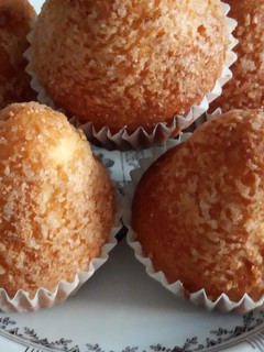 Una foto de Magdalenas caseras de vainilla