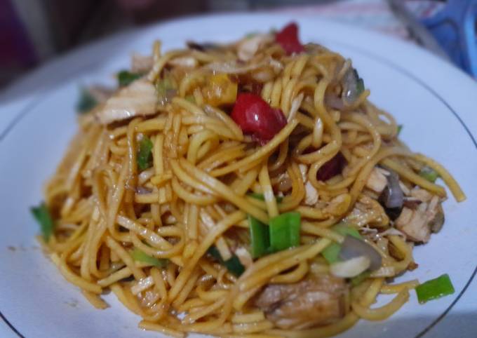 Resep Mie goreng direbonding yang Enak Banget