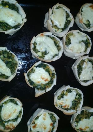 Una foto de Canastitas de acelga 😍😋
