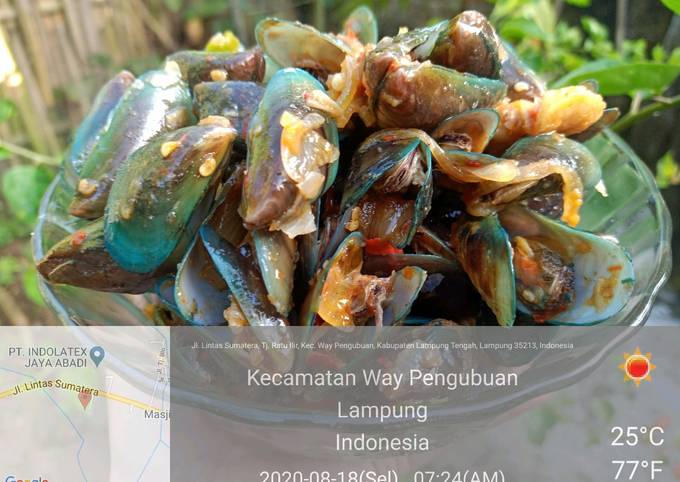 Kerang Hijau Saus Padang