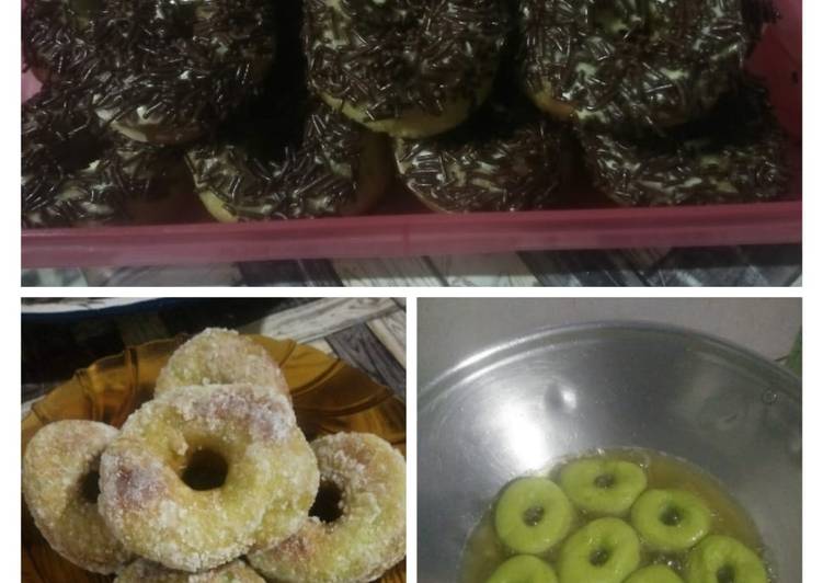 Donat pandan simple