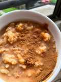 Arroz con leche proteico