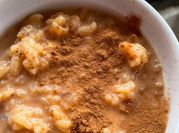 Una foto de proteína de vainilla