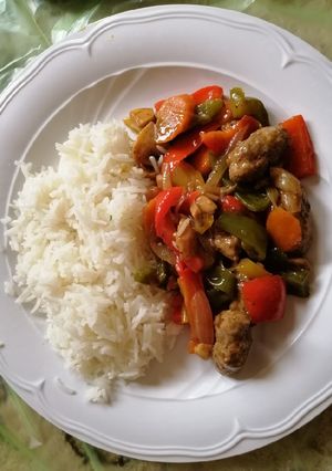 صورة لوصفة 😋 فاهيتا الخضروات بالكفته 😋