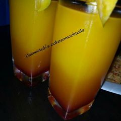 A picture of Sunset mocktail.
