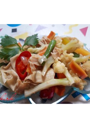 Foto resep Capcay kembang tahu