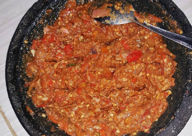 Sambal terasi kecombrang