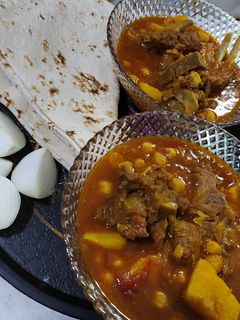 عکسی از دستور آبگوشت با زودپز