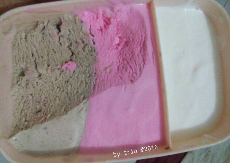 Ice cream home made II (4 bahan utama)