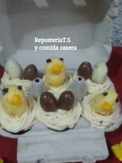 Una foto de Cupcakes de Pascua