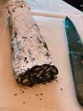 SALAME AL CIOCCOLATO con pistacchi e arancia