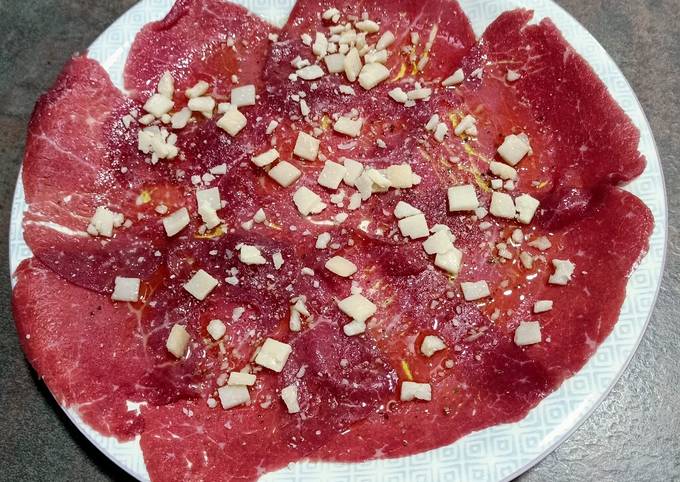 Carpaccio De Ternera Receta De Tonysantos- Cookpad