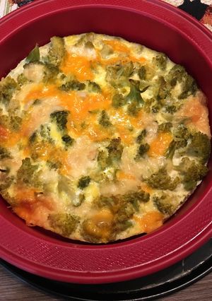 Una foto de Frittata de Brócoli
