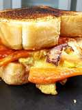 Sándwich al estilo coreano callejero