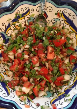A picture of Mexican Salsa.