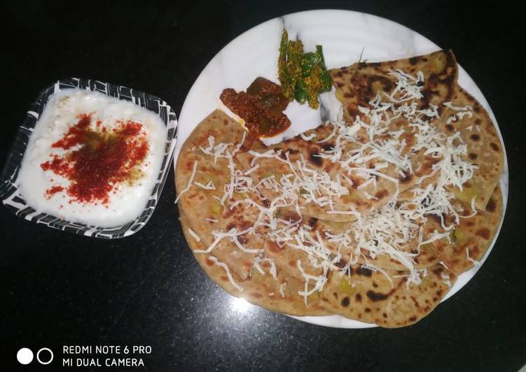 Raw Banana Paratha