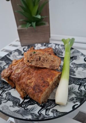 Kínai Ihletésű Húsos Tojástekercs recept fotója