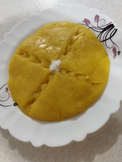 عکسی از دستور حلوا زعفرانی