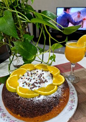 عکسی از دستور کیک پرتقال کاکائو 🍊🎂