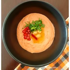A picture of Smooth and Creamy Beetroot Hummus.