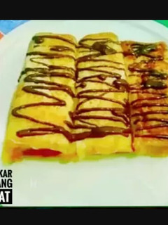Foto resep Roti bakar isi pisang coklat