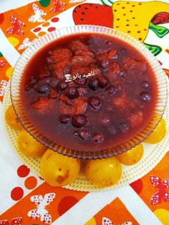 عکسی از دستور ترشک آلو و آلبالو 🍒🤤😍