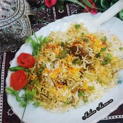 A picture of Sindhi biryani.