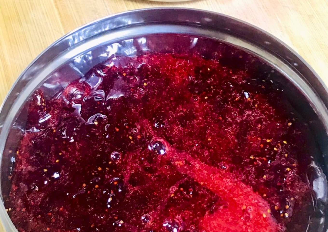 Homemade strawberry jam