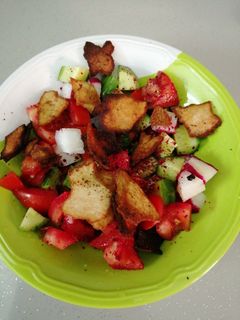 صورة لوصفة سلطة فتوش 🥗