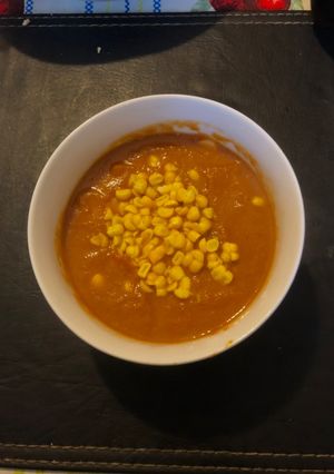Una foto de Crema de tomate
